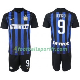 Tenue Inter Milan ICARDI 9 Enfant Domicile 2018-2019 Maillot de Foot